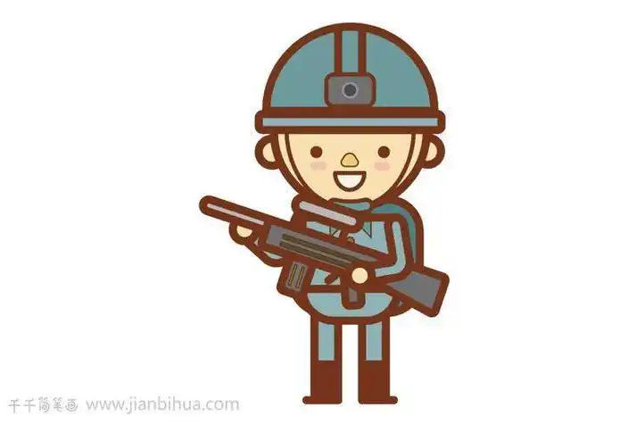 历史军人q版简笔画