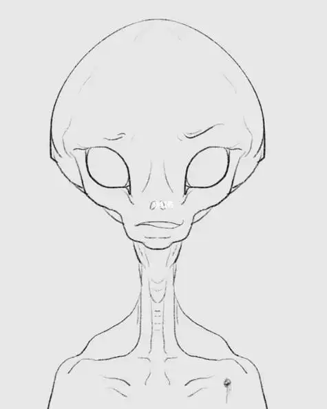 strong>外星人简笔画 /strong>