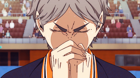 排球少年gif捂脸gif低头gif