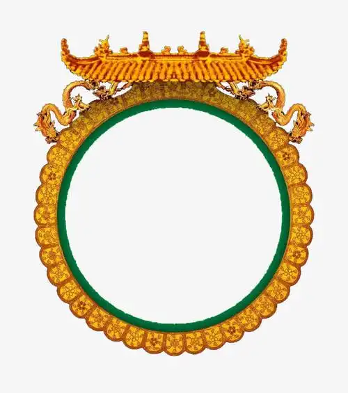 创意中国风龙纹边框元素素材免费下载_觅元素