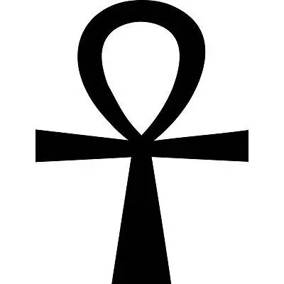 ankh symbol vinyl sticker decal pagan egyptian ete