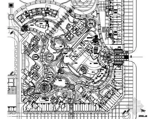 深圳小区全套景观设计施工图