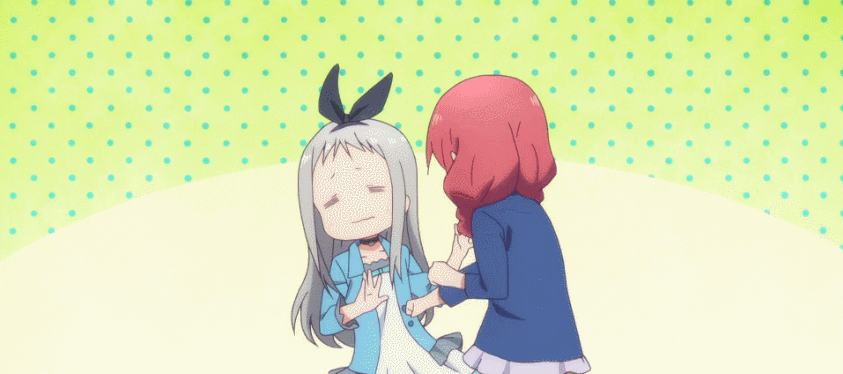 女孩长发可爱卡通gif动图_动态图_表情包下载_soogif