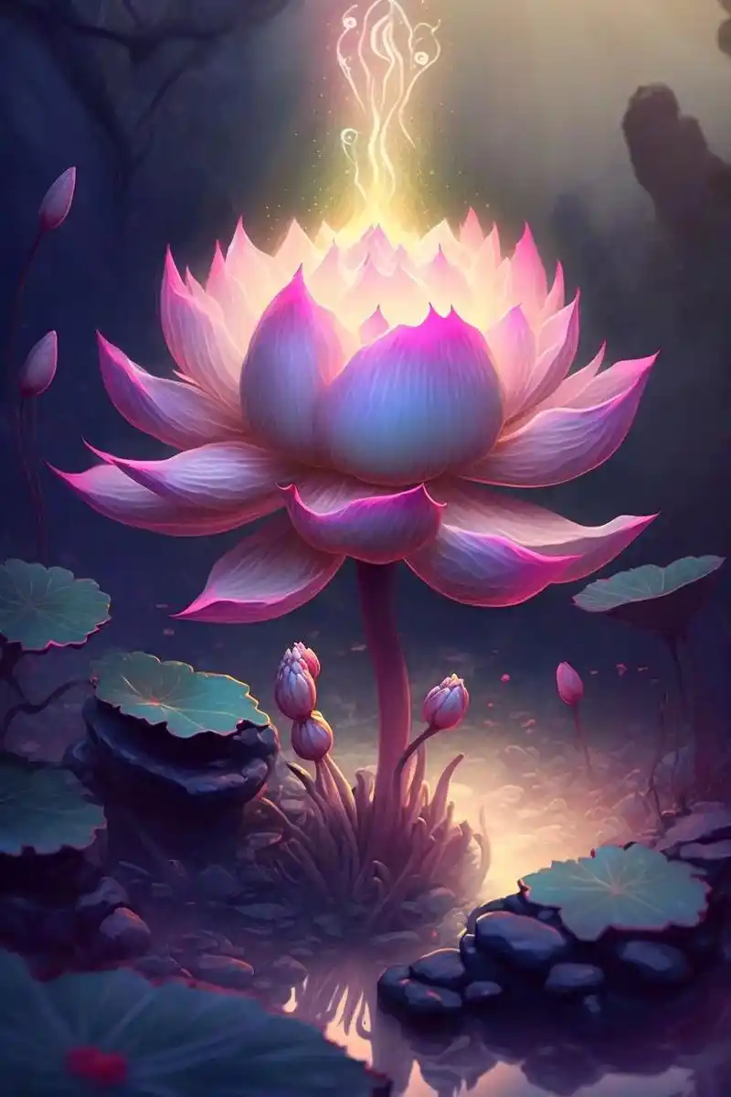 莲花,佛光普照,佛缘,2023试试这个壁纸! - 抖音