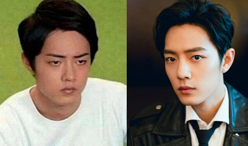 有种整容叫男明星减肥失去肥肉遮挡这对比我不信我的眼