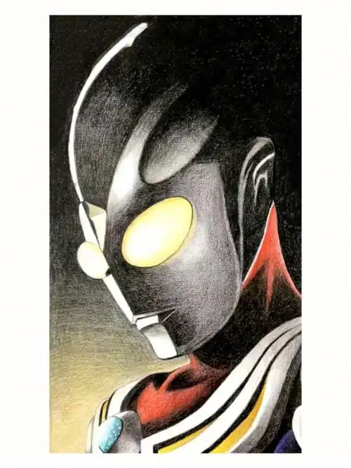 彩铅迪迦奥特曼