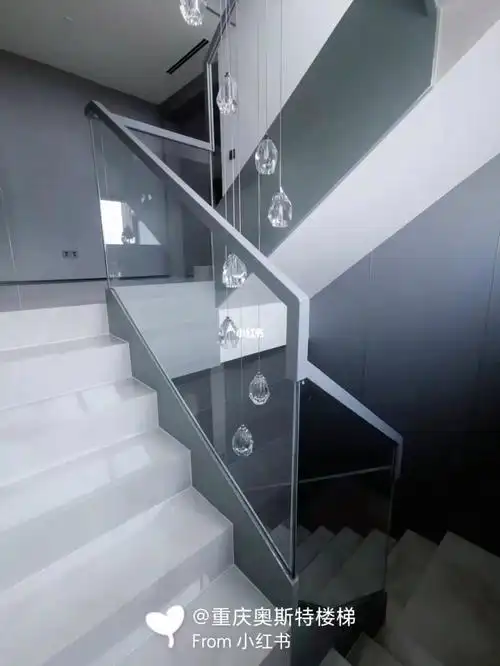 别墅楼梯  #楼梯设计  #楼梯扶手  #玻璃楼梯扶手  #楼梯设计灵感库