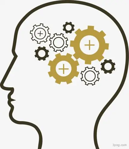 充满智商的卡通大脑png素材透明免抠图片卡通手绘