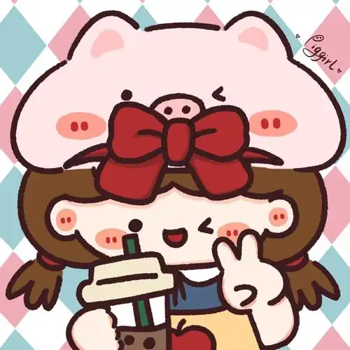 笔记灵感  猪猪公主～是精致的猪猪女孩儿啊～#猪猪女孩  #公主头像