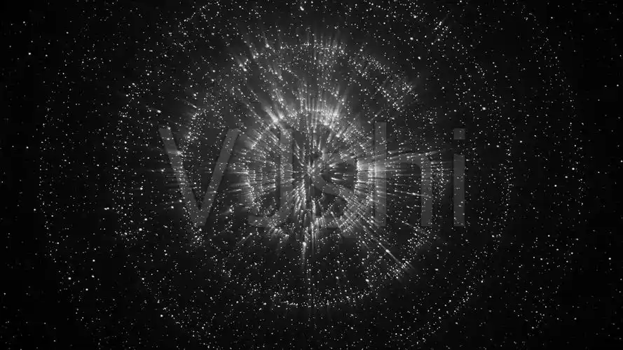 视频素材 影视包装 合成背景 4k科技感粒子黑白背景来自视频原始文件