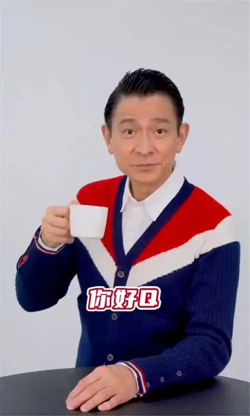 冬季定制款抖音刘德华同款毛衣开衫拼接撞色针织衫v领毛衣男女新潮