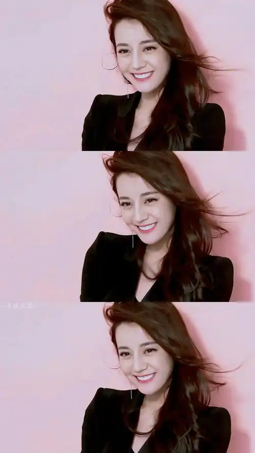 迪丽热巴三宫格美图