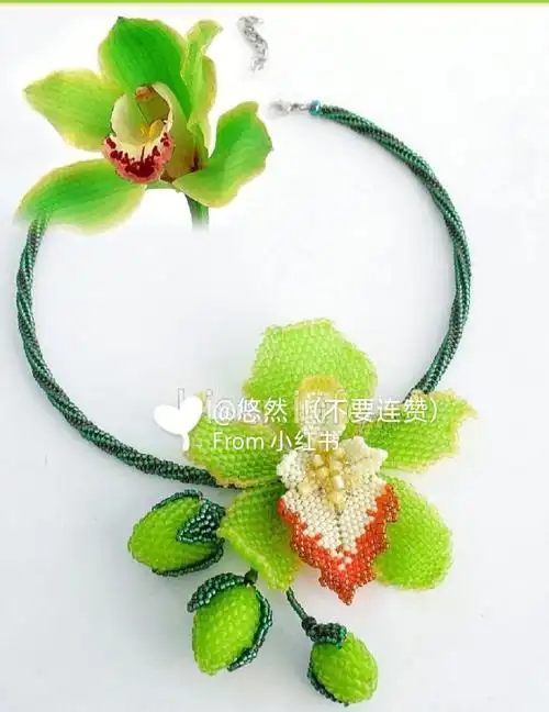 鸢尾花串珠图解