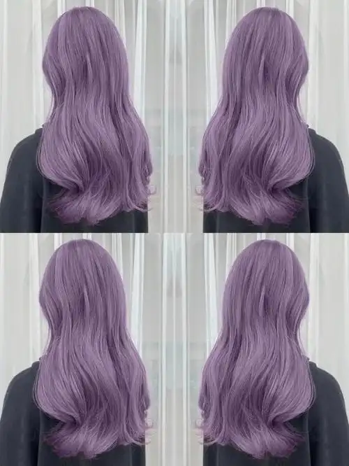 紫灰色发色紫雾发色乌鲁木齐染发