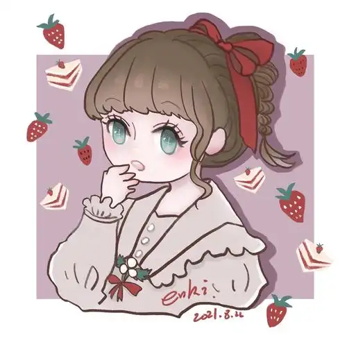 【q版头像】草莓女孩
