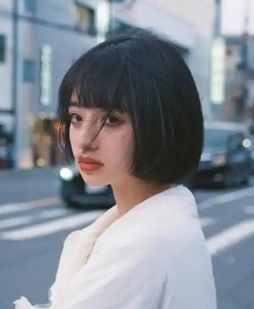 春和景明,日系少女短发_生活_有关_媒体