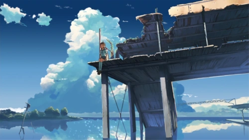 新海诚《云之彼端约定之地》唯美图片桌面壁纸