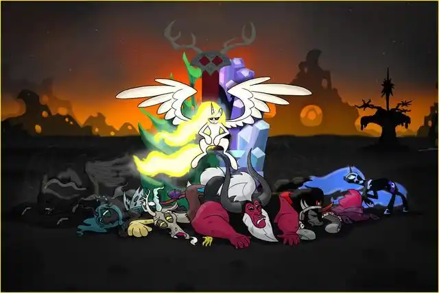 小马宝莉:1只废柴小猴子当大王,捣毁坎特洛特的他,魔力全靠吸