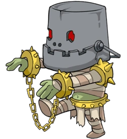 铁桶木乃伊僵尸简笔画