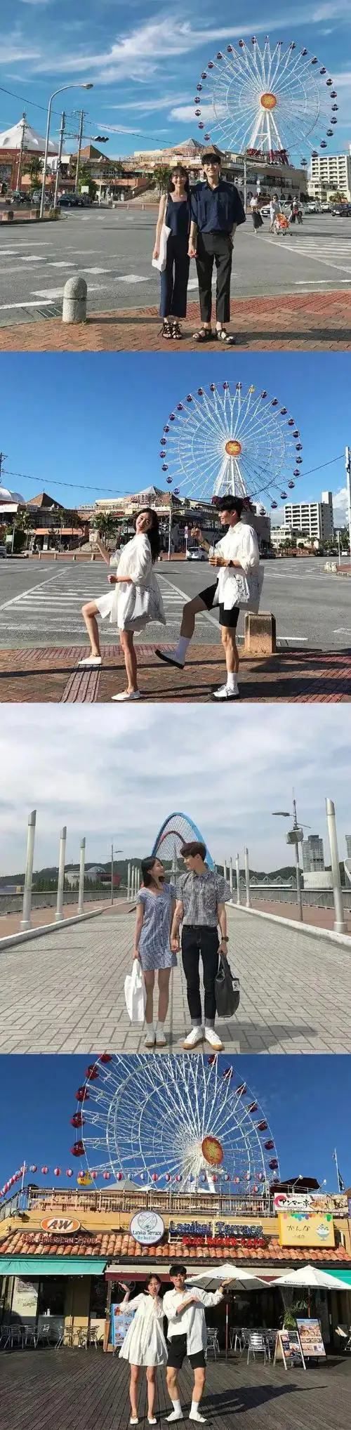 情侣出游拍照姿势大全别只会剪刀手啦