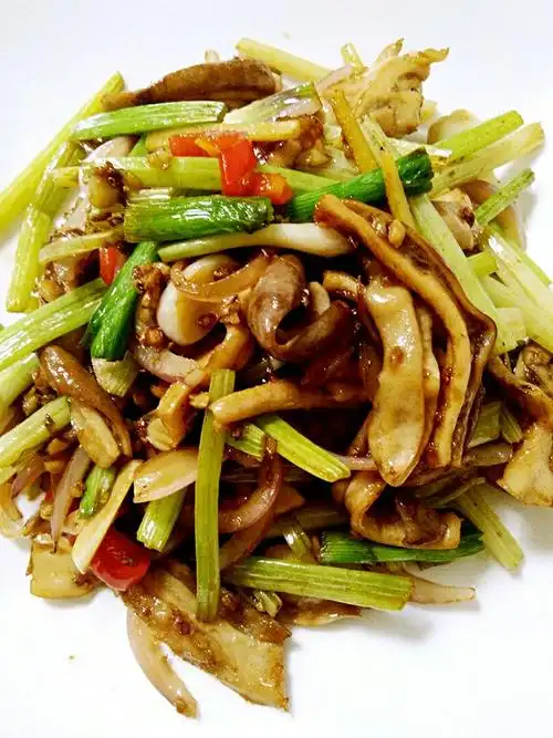 沙姜爆炒鲜猪肚