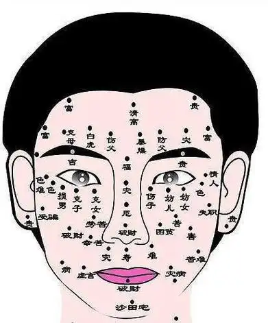 女孩头发里长痣命运图