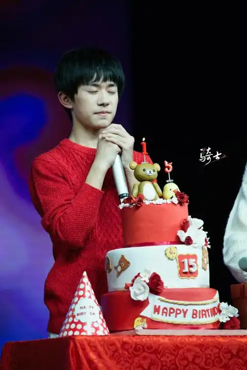 易烊千玺浪漫玫瑰园生日会