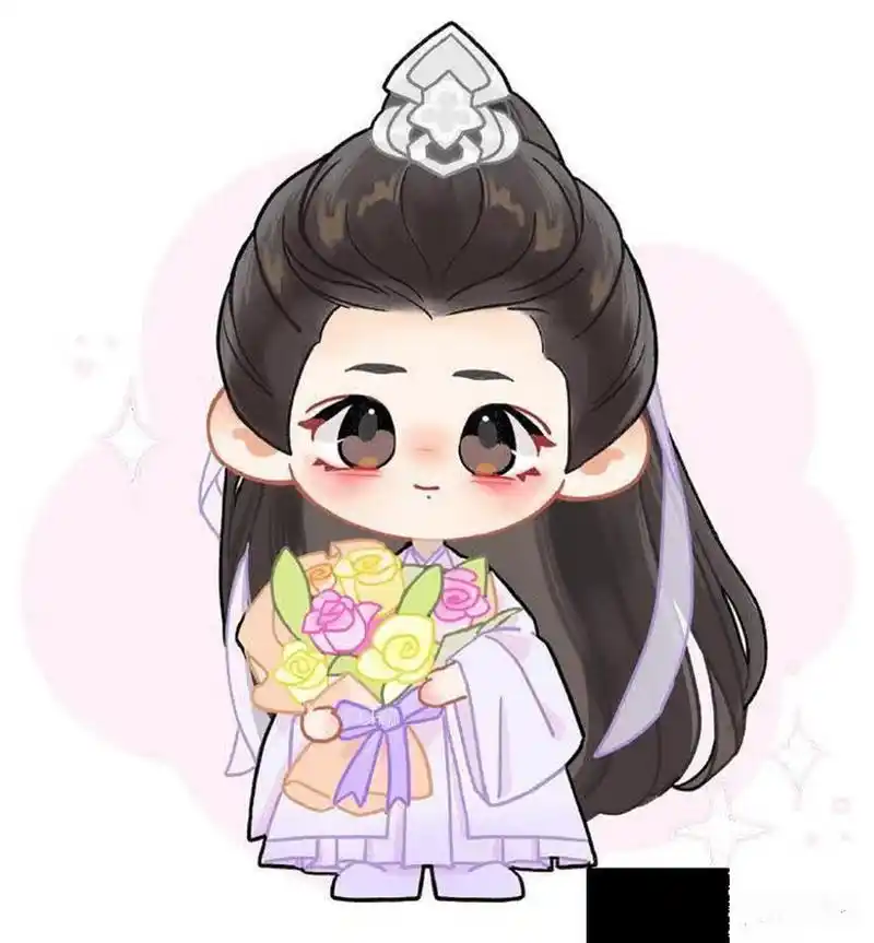 肖战角色杀青卡通