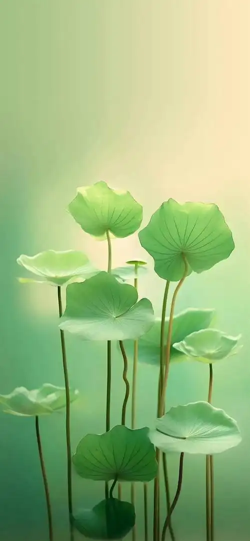 壁纸分享,绿意盎然的荷叶,是大自然赋予我们的一份厚礼