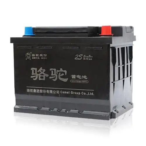 骆驼汽车电瓶蓄电池l2400小车轿车12v60ah电池适配大众朗逸速腾等