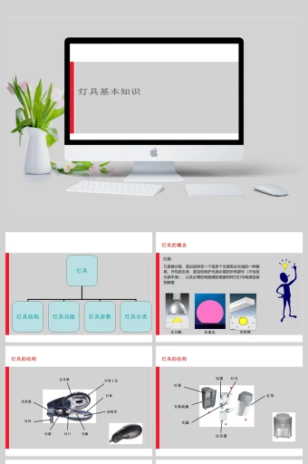 灯具基础知识ppt模板模板 - 原创灯具基础知识ppt模板模板免费下载