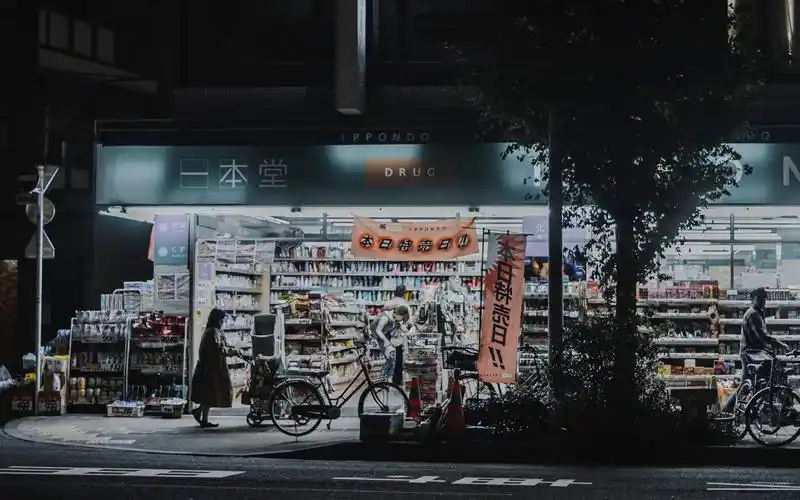 日本城市街道风景图片桌面壁纸