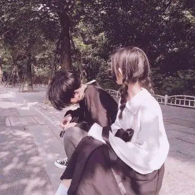 社会痞子情侣头像霸气冷酷一男一女一对两张两个人