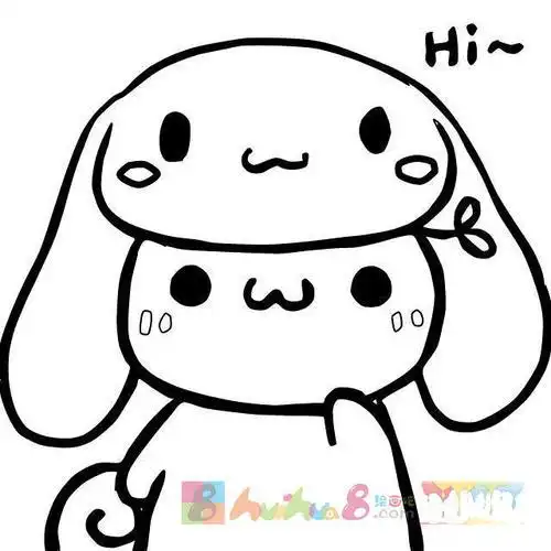 萌萌的图画简笔画