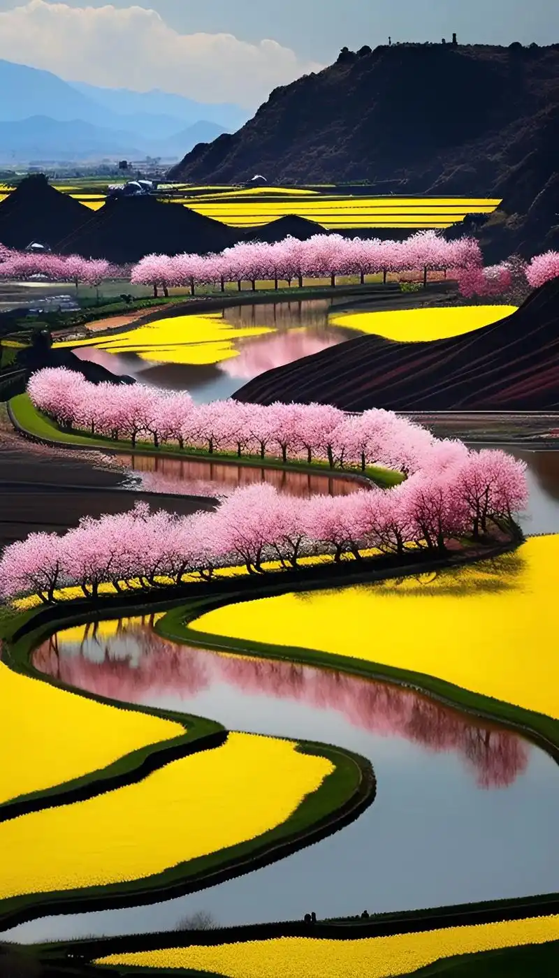 阳春三月,带着所爱之人去看美景!#一起享受大自然的美 #有一 - 抖音