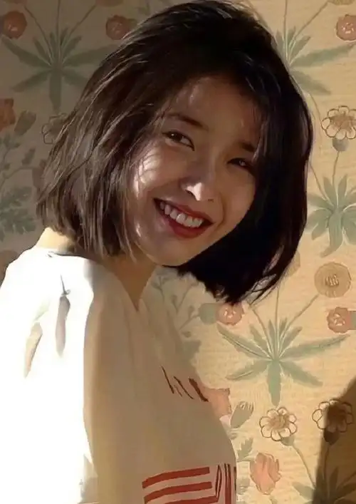 iu鲻鱼头发型##iu短发自拍