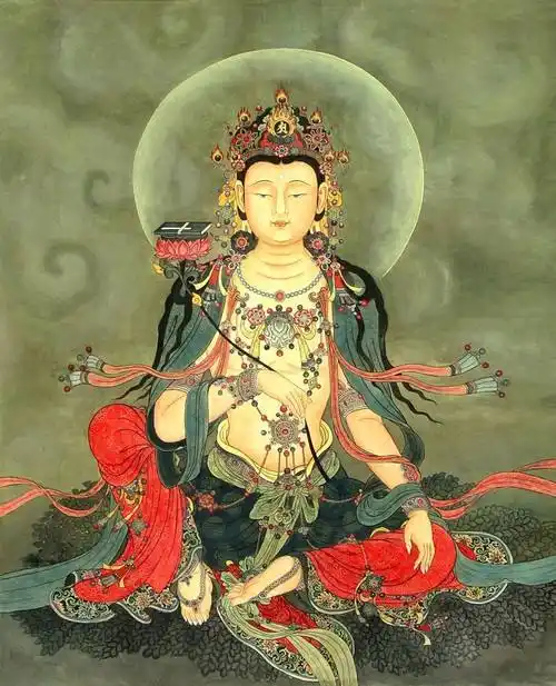 文殊菩萨佛光普照降十祥瑞利乐众生