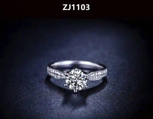 50款一克拉钻戒实物图欣赏