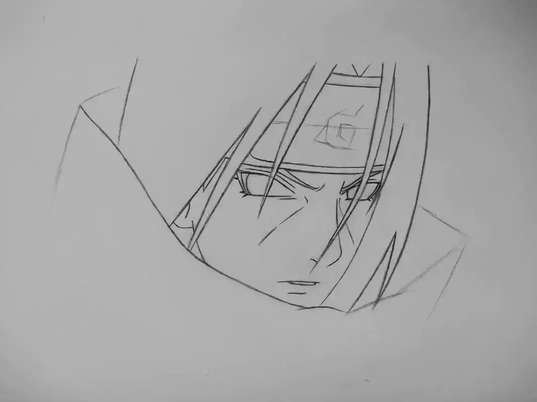 宇智波鼬 #手绘  - 抖音