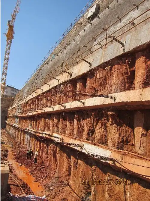 广州高层住宅小区基坑支护施工方案(深基坑施工,桩基施工,土石方开挖