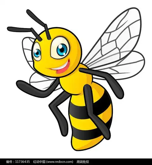 卡通蜜蜂