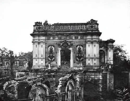 一组最接近圆明园原貌的旧照