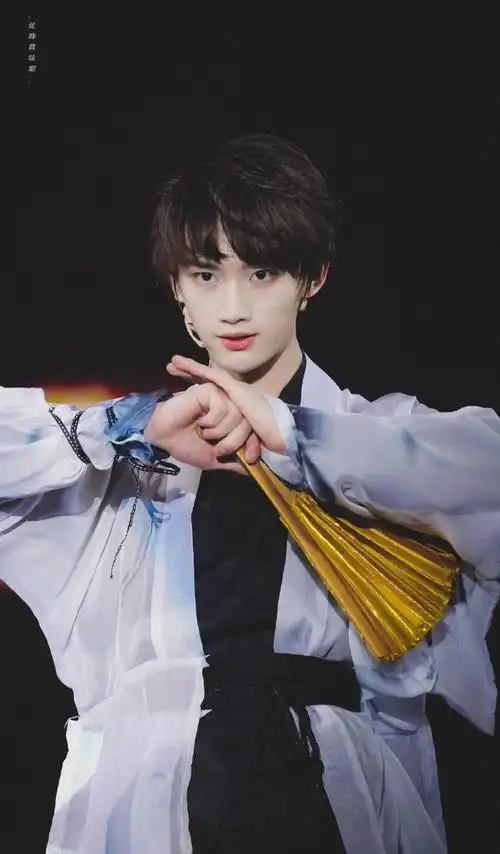 丁程鑫水墨轻纱国风造型