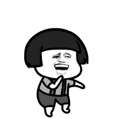 蘑菇头gif暴漫人物gif欢乐gif大笑gif