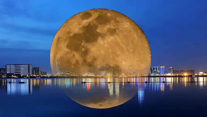 合肥2020超级月亮首次闪亮登场