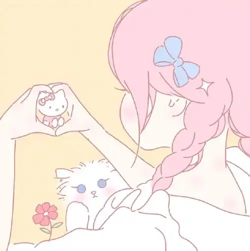 女生头像##闺蜜头像##插画头像##小仙女