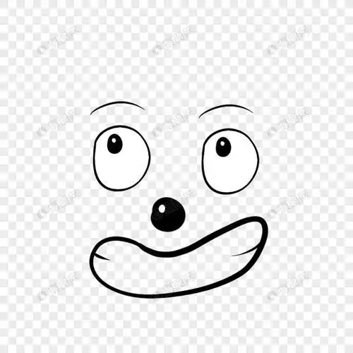 惊讶的表情简笔画女孩惊讶的表情简笔画