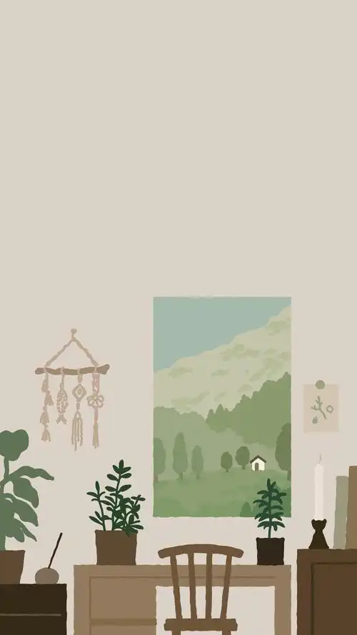 小清新森系治愈插画手机壁纸 第一辑