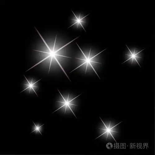 背景与闪闪发光的星星在黑暗的天空上闪烁的夜晚