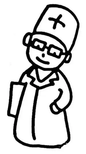 儿童可爱的小厨师简笔画图片